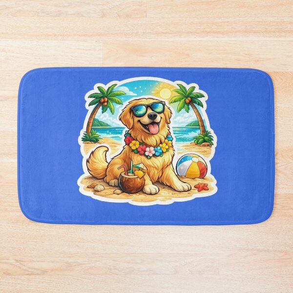 Item preview, Golden Retriever Beach Vibes – Cool Sunglasses Dog Summer Vacation designed and sold by SamiOmar94.