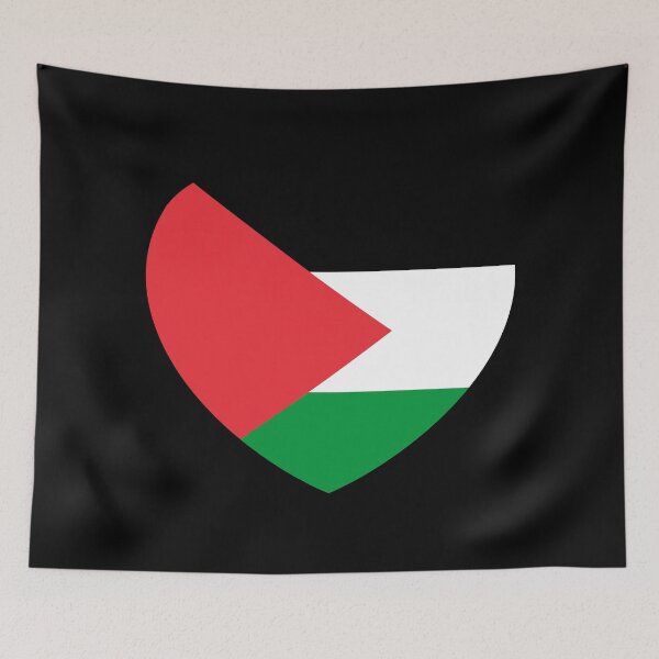 Item preview, Palestine Flag Heart PS designed and sold by shitpostee.