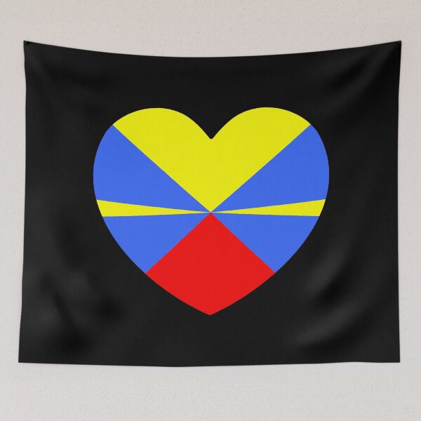 Item preview, Réunion Flag Heart RE designed and sold by shitpostee.