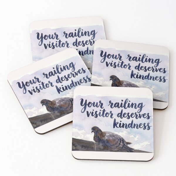 Item preview, Your Railing Visitor Deserves Kindness  designed and sold by Julia N.