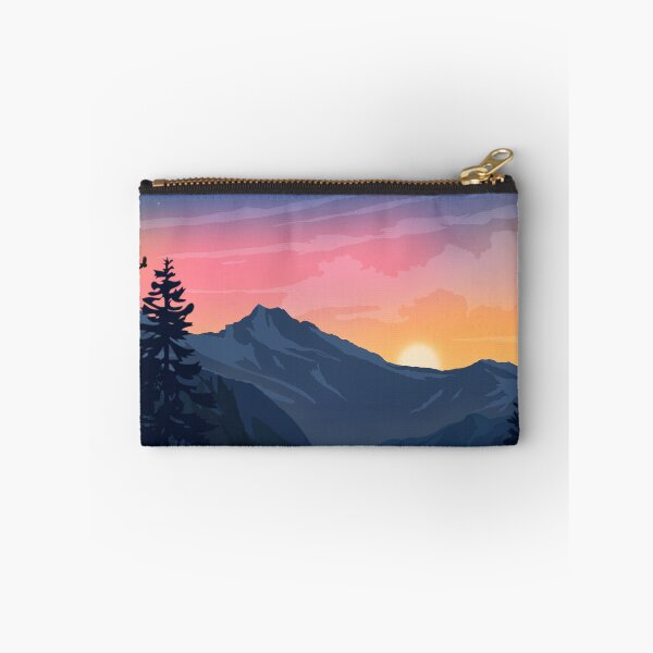 Item preview, Pacific Northwest Mountain Dusk Illustration designed and sold by BHDigitalArt.