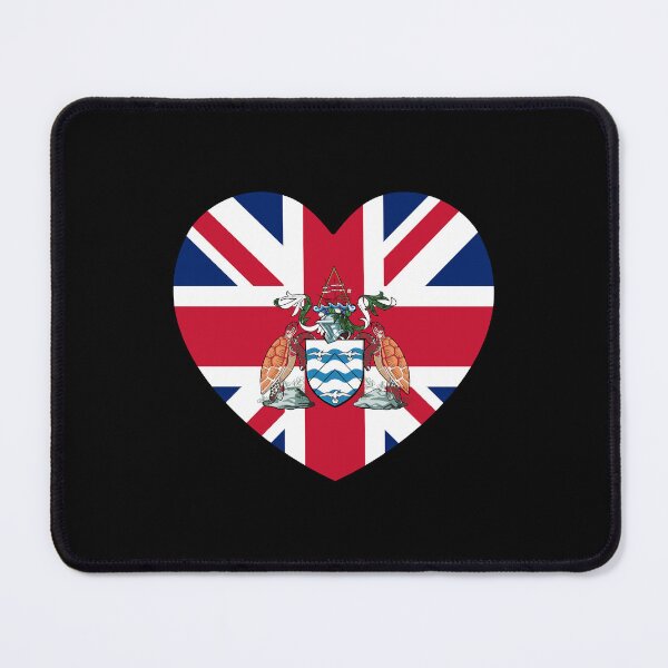 Item preview, Ascension Island Flag Heart SH-AC designed and sold by shitpostee.