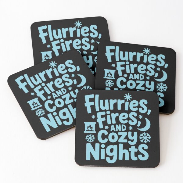Item preview, Flurries, Fires, and Cozy Nights designed and sold by theartfulaspie.