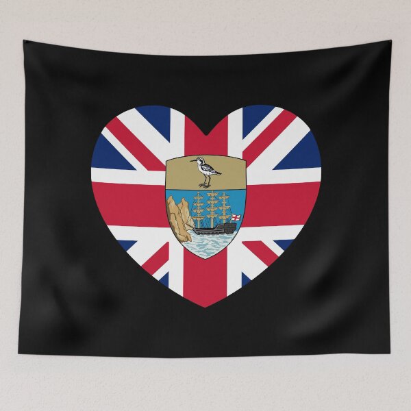 Item preview, Saint Helena Flag Heart SH-HL designed and sold by shitpostee.