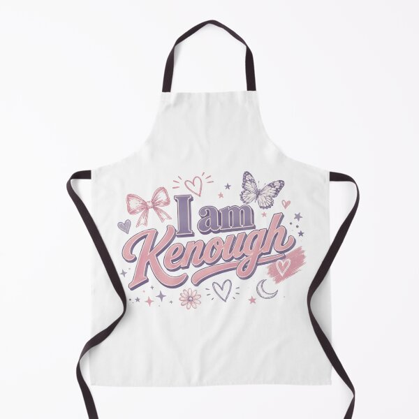 Item preview, I Am Kenough Coquette Typography | Cute Pastel Bow & Butterfly Self Love Quote designed and sold by Eddy048.
