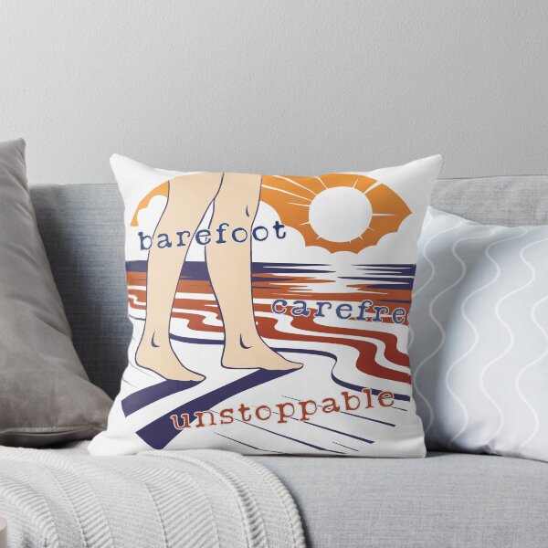 Item preview, barefoot, carefree, unstoppable designed and sold by AlyxoGer✅.