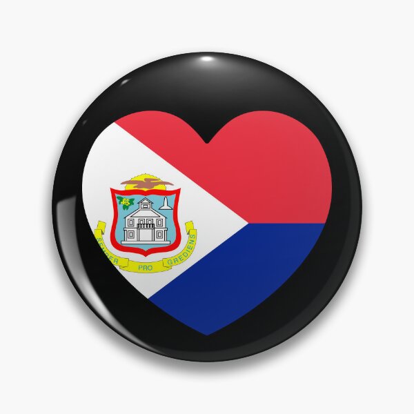 Item preview, Sint Maarten Flag Heart SX designed and sold by shitpostee.