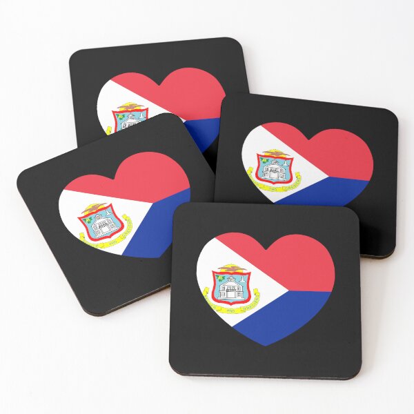 Item preview, Sint Maarten Flag Heart SX designed and sold by shitpostee.