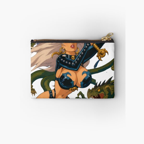 Item preview, Dark Fantasy Sword Warrior | Gothic Sorceress vs Serpents | Classic Western Animation Style designed and sold by  Hollow Moon Studios..
