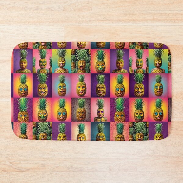 Item preview, Funny Pineapple Faces Pop Art designed and sold by flashARTstudio.