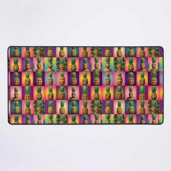 Item preview, Funny Pineapple Faces Pop Art designed and sold by flashARTstudio.