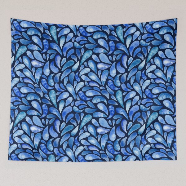 Item preview, Water Splash in Watercolor Pattern designed and sold by andrebalest.art.