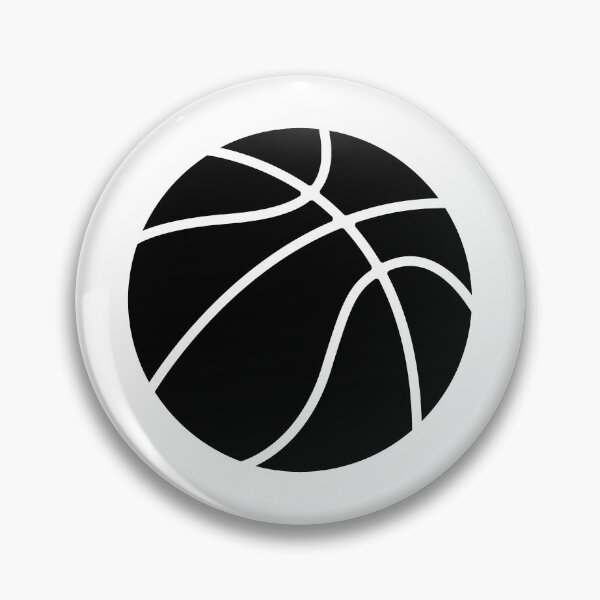 Item preview, Minimalist Black Basketball Graphic designed and sold by pattern-archive.