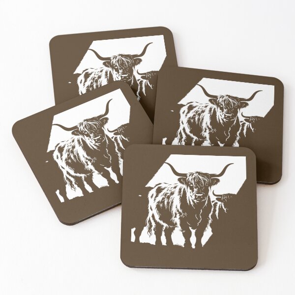 Item preview, Highland Cattle Beasts Spotlight designed and sold by Cathedral of Curiosity.