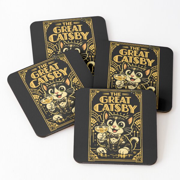 Item preview, The Great Catsby Vintage Cat designed and sold by Nacho Average Designs.