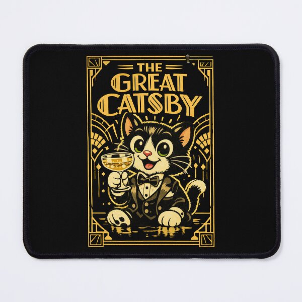 Item preview, The Great Catsby Vintage Cat designed and sold by Nacho Average Designs.