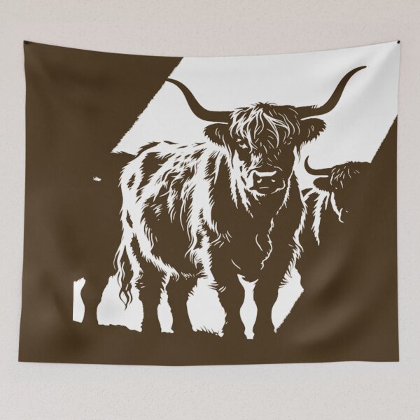 Item preview, Highland Cattle Beasts Spotlight designed and sold by Cathedral of Curiosity.