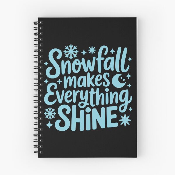 Item preview, Snowfall Makes Everything Shine designed and sold by theartfulaspie.