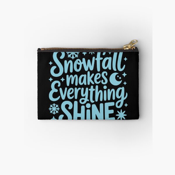 Item preview, Snowfall Makes Everything Shine designed and sold by theartfulaspie.
