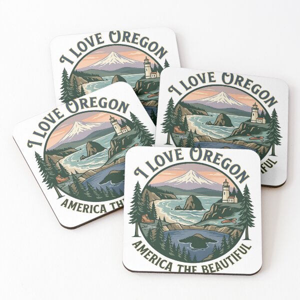 Item preview, I Love Oregon T-Shirt | Pacific Northwest Nature & Adventure designed and sold by Illumine-World.