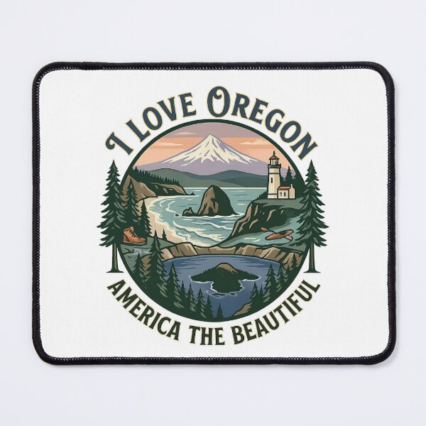 Item preview, I Love Oregon T-Shirt | Pacific Northwest Nature & Adventure designed and sold by Illumine-World.