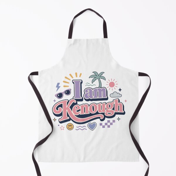 Item preview, I Am Kenough Retro Summer Typography | Pastel Beach Self Love Quote designed and sold by Eddy048.