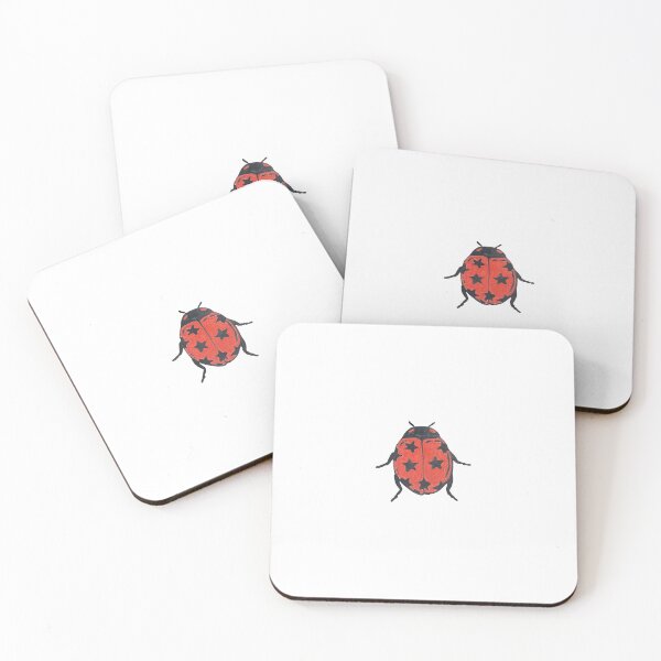 Item preview, Whimsical Painted Ladybug with Stars designed and sold by zoeyyyrose.