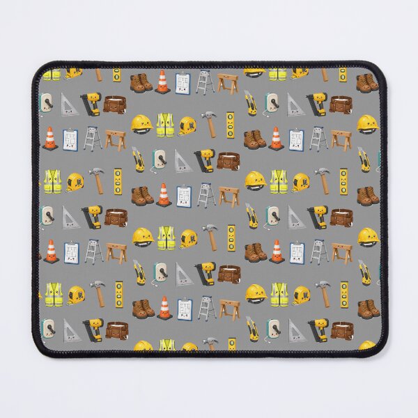 Item preview, Kawaii Construction Sticker Pack, Cute Builder Tools and Safety Gear Decals designed and sold by NitkiStudio.