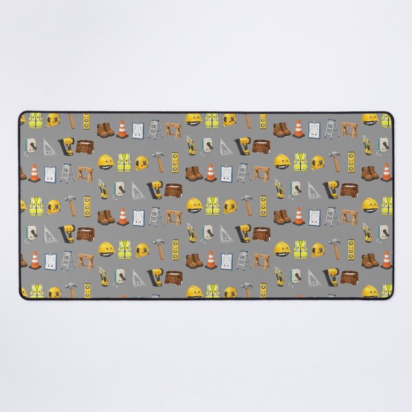 Item preview, Kawaii Construction Sticker Pack, Cute Builder Tools and Safety Gear Decals designed and sold by NitkiStudio.