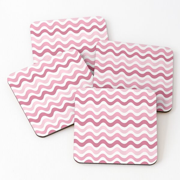 Item preview, 3D wave pattern - rosy red shade  designed and sold by Pattern Petals.