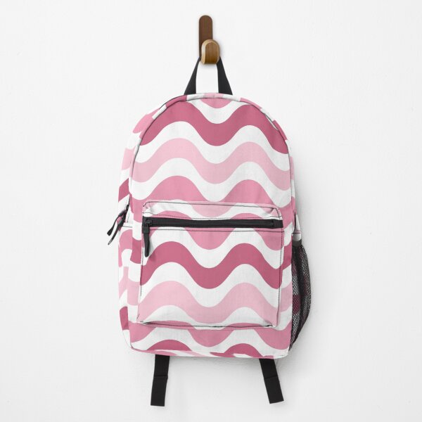 Item preview, 3D wave pattern - rosy red shade  designed and sold by Pattern Petals.