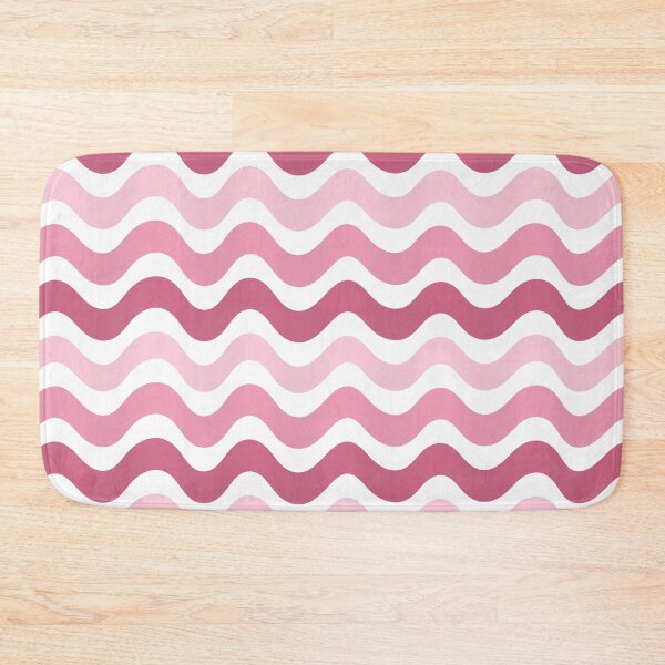 Item preview, 3D wave pattern - rosy red shade  designed and sold by Pattern Petals.