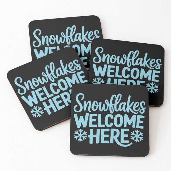 Item preview, Snowflakes Welcome Here designed and sold by theartfulaspie.