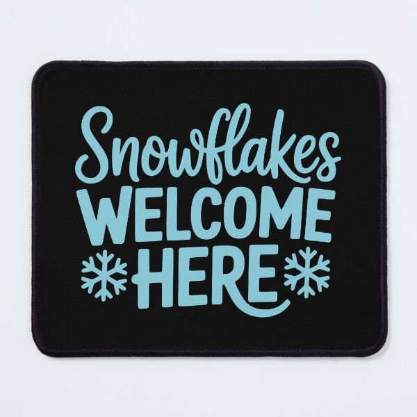 Item preview, Snowflakes Welcome Here designed and sold by theartfulaspie.