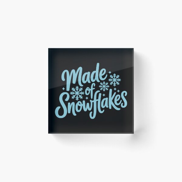 Item preview, Made of Snowflakes designed and sold by theartfulaspie.