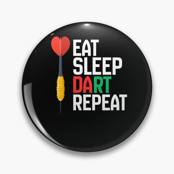Item preview, Eat Sleep Dart Repeat Gift For Darts Fan designed and sold by DRABaBdesign.