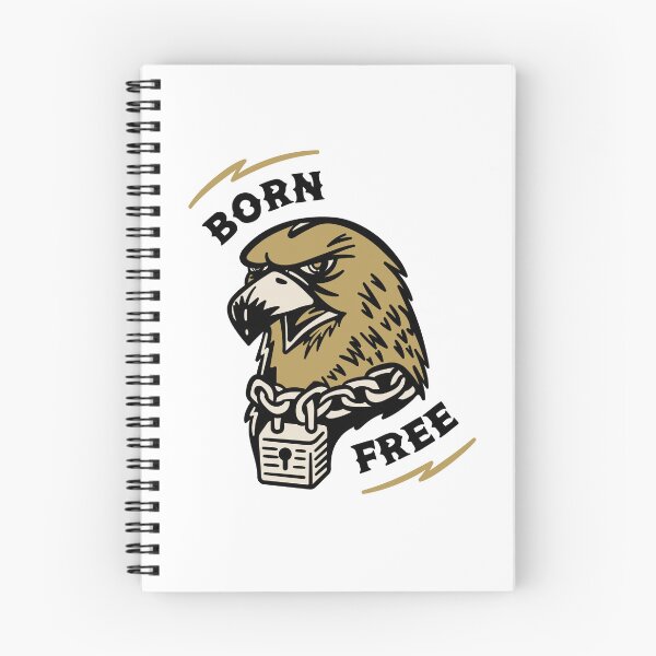Item preview, Born Free Eagle with Chain & Padlock designed and sold by Big-G-Clothing.