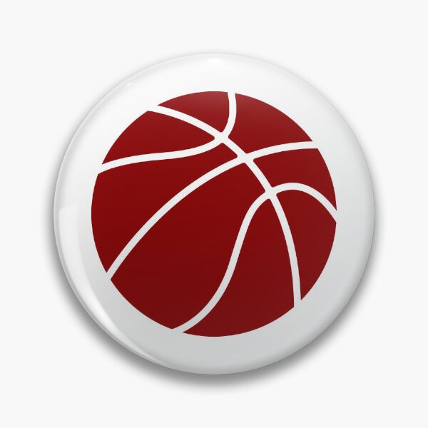 Item preview, Minimalist Dark Red Basketball Graphic designed and sold by pattern-archive.