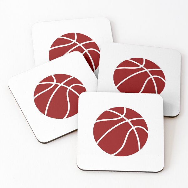 Item preview, Minimalist Dark Red Basketball Graphic designed and sold by pattern-archive.