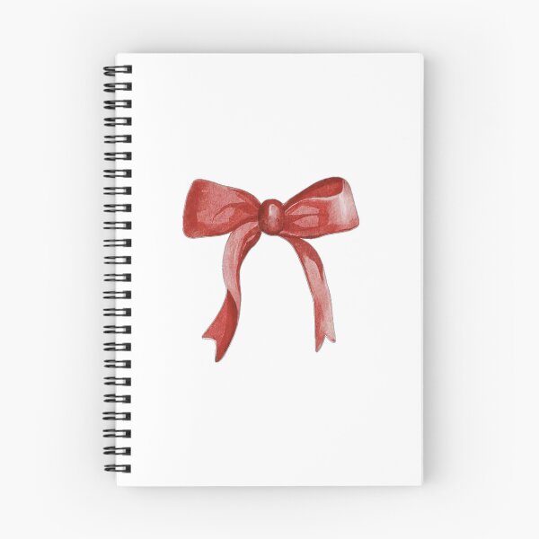 Item preview, Cottagecore Red Watercolor Bow designed and sold by zoeyyyrose.