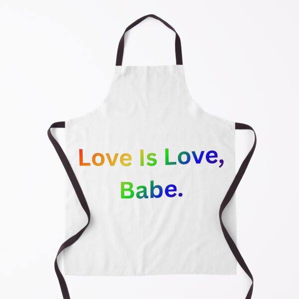 Item preview, Love Is Love, Babe. - Rainbow Text designed and sold by Prideful-Koala.