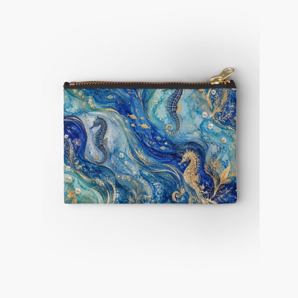 Item preview, Golden Waves and Magical Seahorses - Treasures of the Mediterranean Ocean designed and sold by Natalia-Vlad.