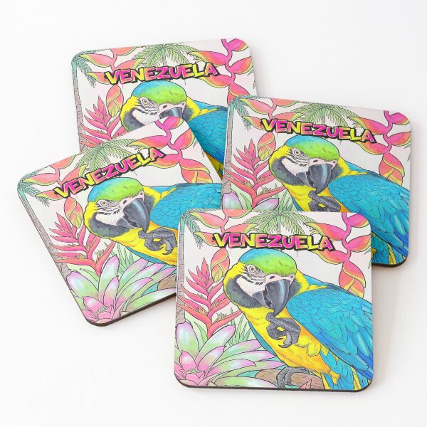 Item preview, Venezuela in My Soul - Caribbean Macaw, Strength and Color of My Land designed and sold by keythxctrs.