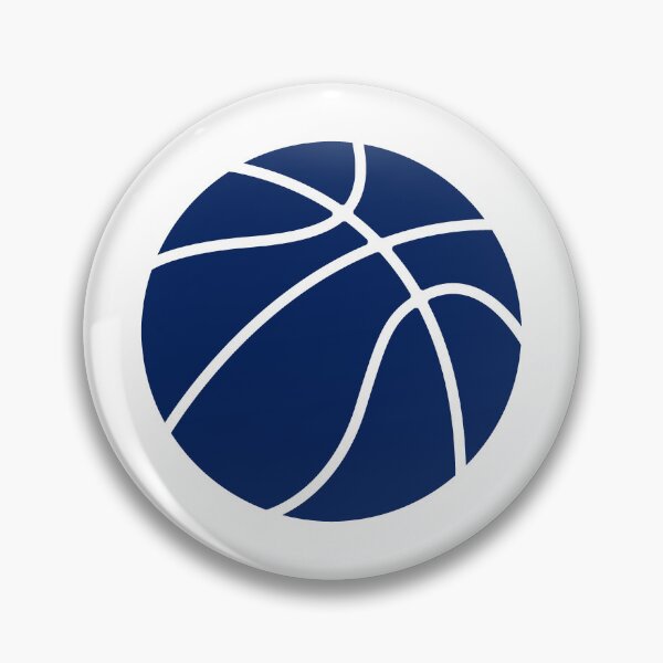 Item preview, Minimalist Navy Blue Basketball Graphic designed and sold by pattern-archive.