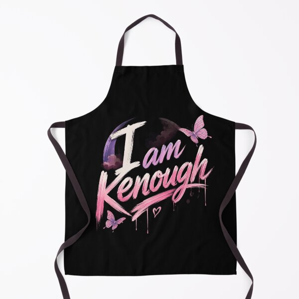 Item preview, I Am Kenough Moon & Butterfly Typography | Pink Aesthetic Self Love Quote designed and sold by Eddy048.