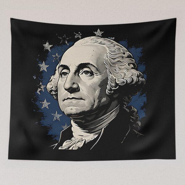 Item preview, George Washington Patriotic Portrait T-Shirt designed and sold by DealNest.