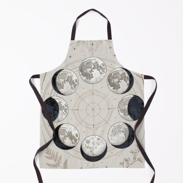 Item preview, Lunar Cycle Wheel — Celestial Botanical Art designed and sold by TheGraphicsLord.
