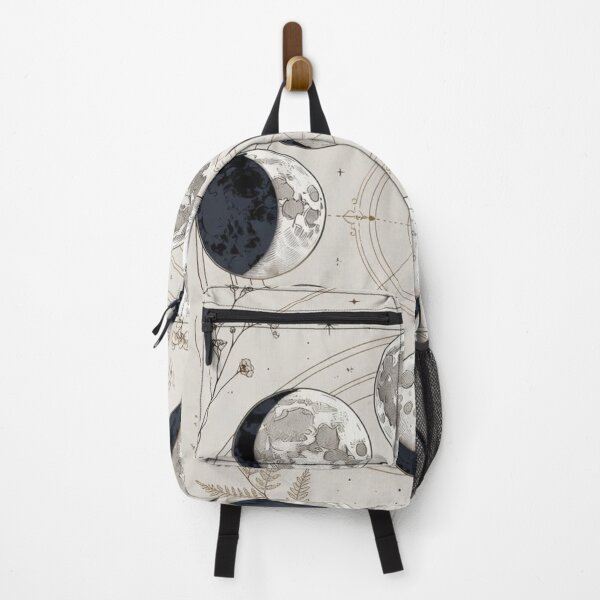 Item preview, Lunar Cycle Wheel — Celestial Botanical Art designed and sold by TheGraphicsLord.