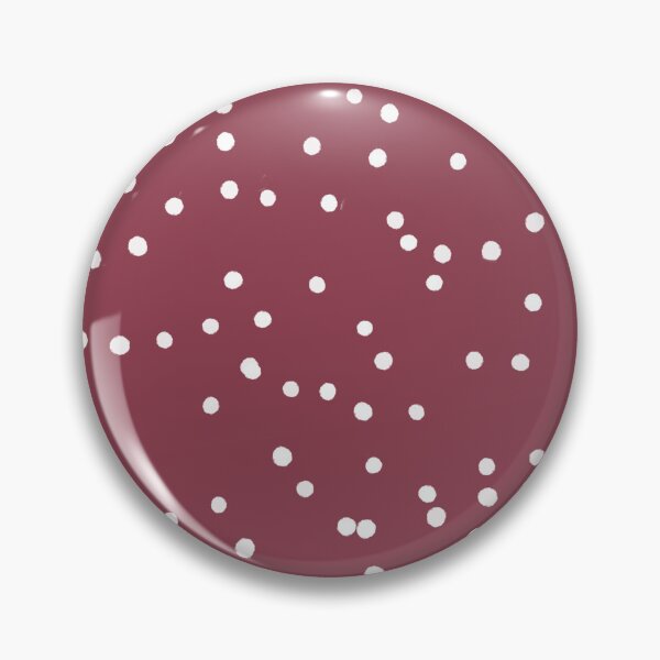 Item preview, White Polka Dots on Burgundy Background designed and sold by Skayana.
