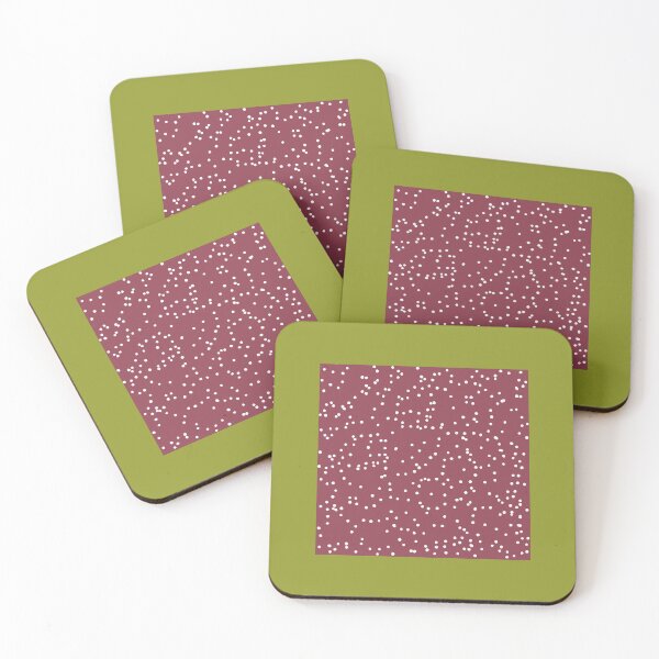 Item preview, White Polka Dots on Burgundy Background designed and sold by Skayana.